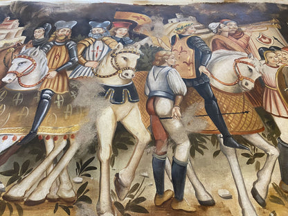 Enjoying Victory Fresco Painting