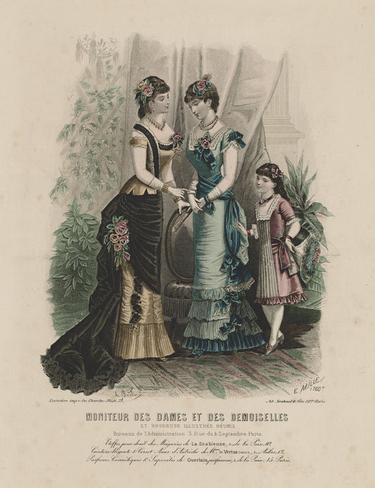 1878 Caricature sign¨¦e de Mlle Des Granges