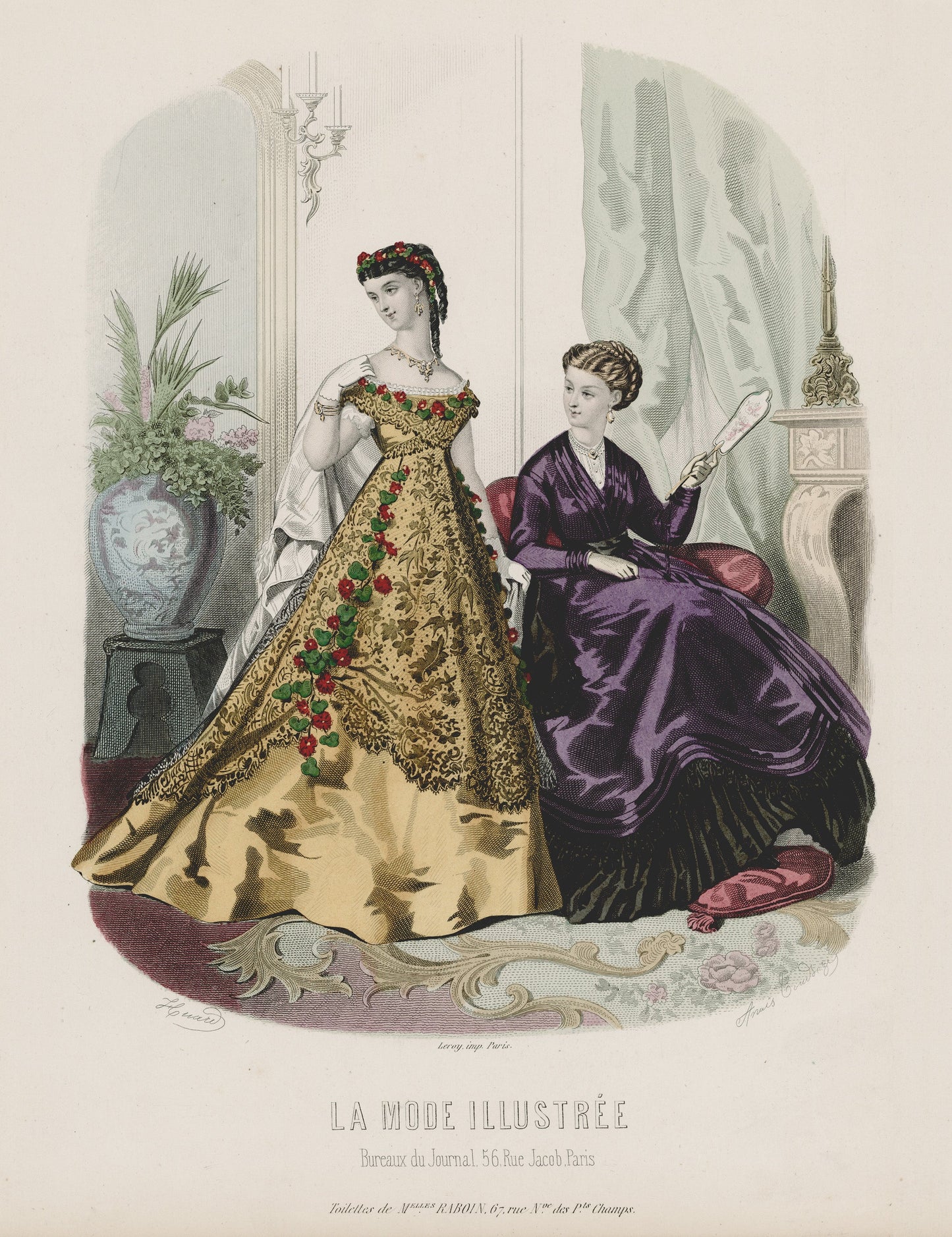 1874 Toilette de Mlle Baron Femmes et Enfants