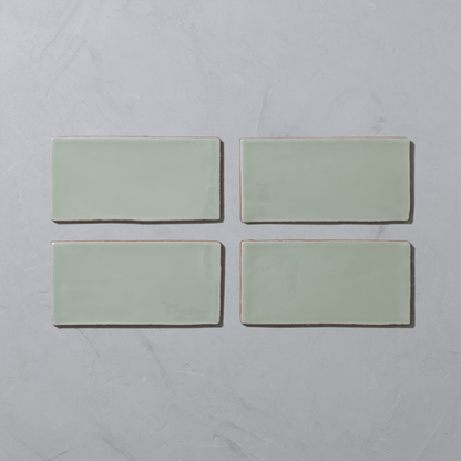 Fennel Glazed Metro Tile