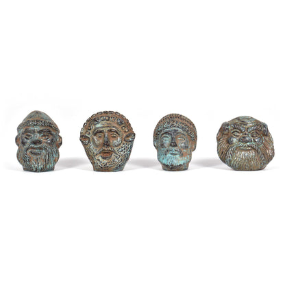 Mini Maschera Etrusca in bronzo