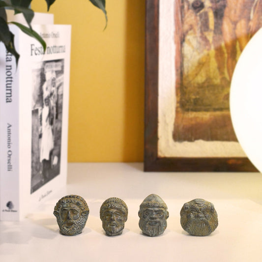 Mini Maschera Etrusca in bronzo