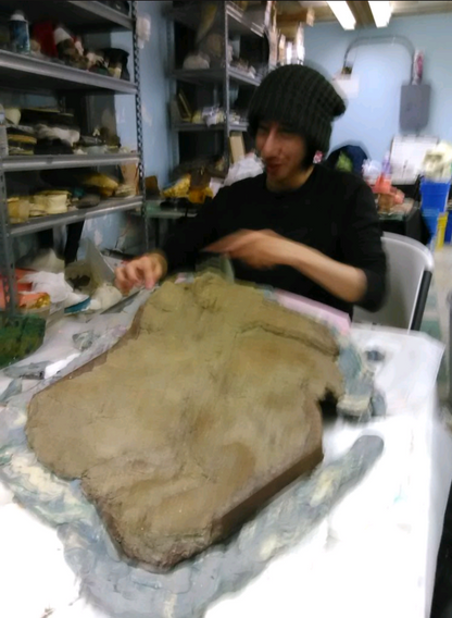 Edmontosaurus XL Skin impression cast replica Dinosaur