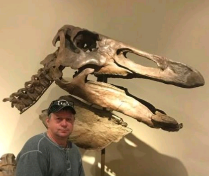 Edmontosaurus XL Skin impression cast replica Dinosaur