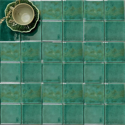 Emerald Glazed Square Tile